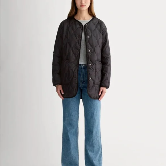 Everlane THE QUILTED LINER black S - Picture 2 of 7